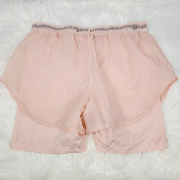 Nike Air 2 in 1 Running Shorts Blush Pink - Picture 6 of 6